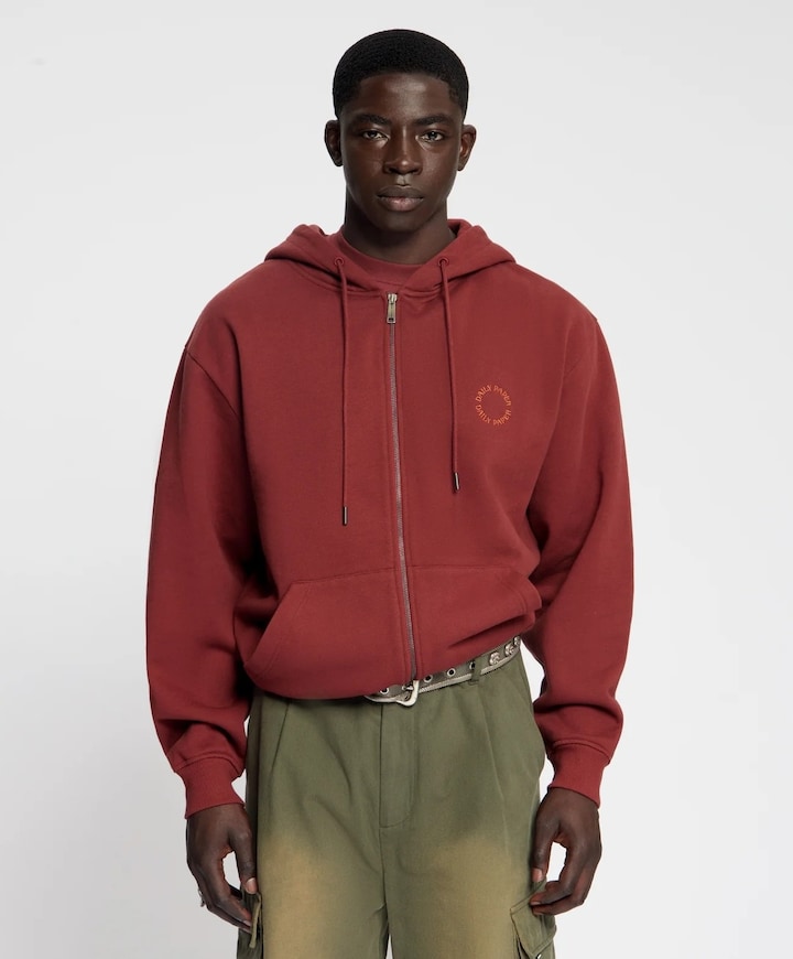 Heren hoodie bruin