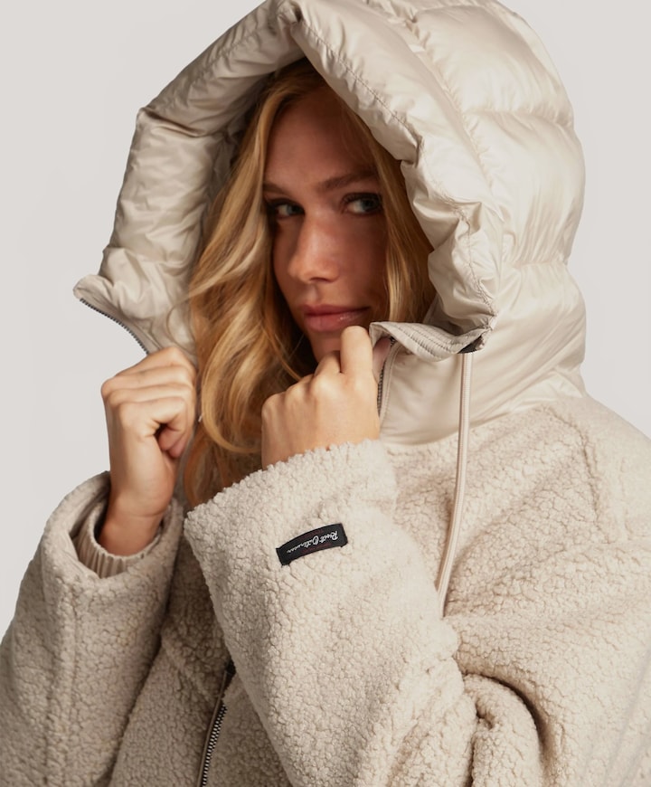 Dames jas beige