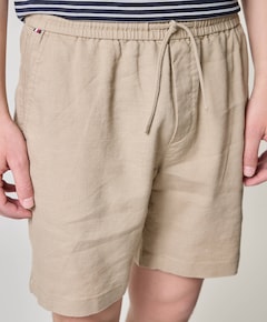 DOVER 8 PO SORONA LINEN 2/2 heren korte broek beige