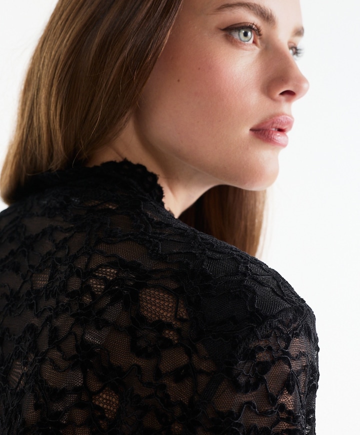 Dames top zwart