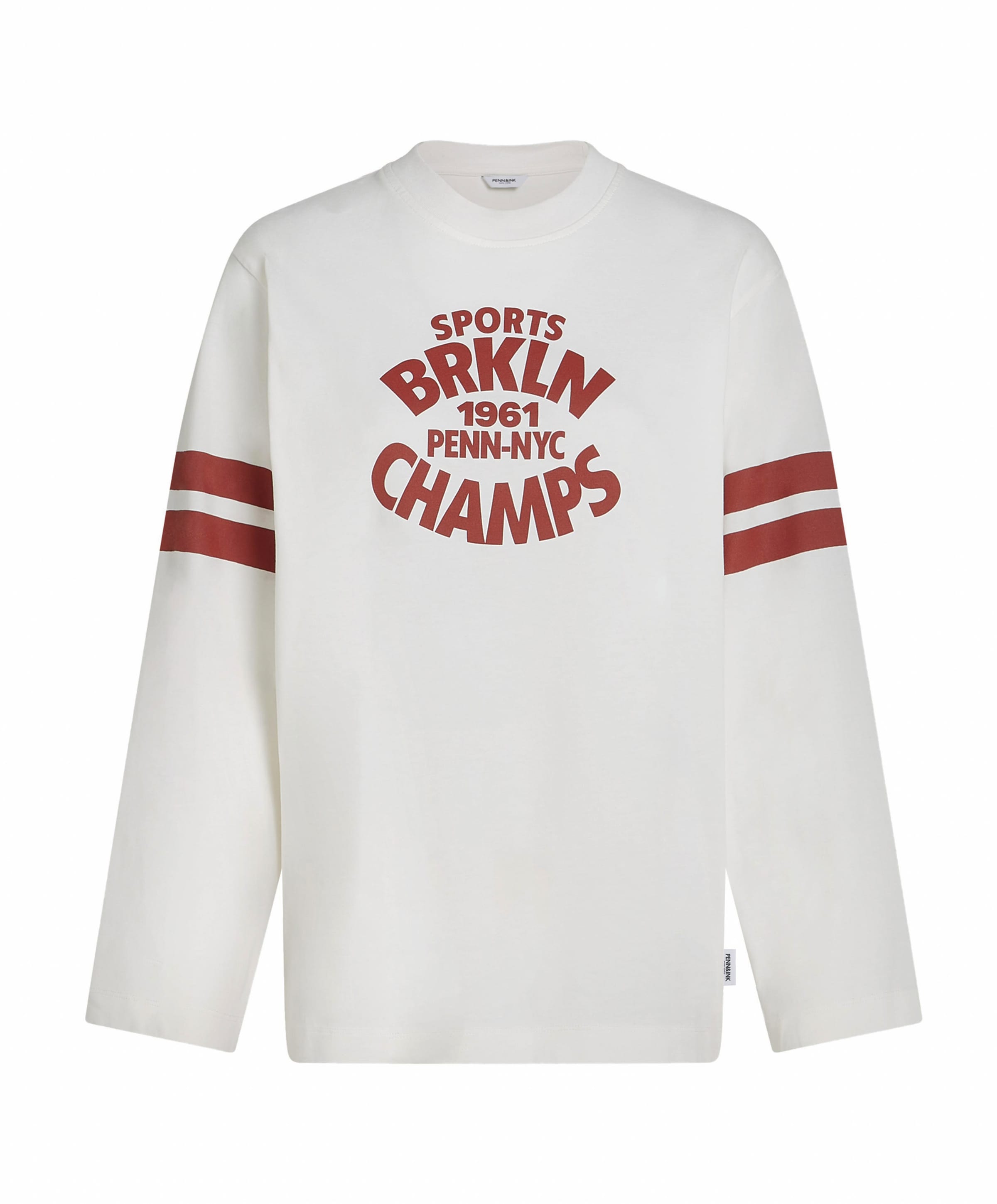 Dames longsleeve ecru