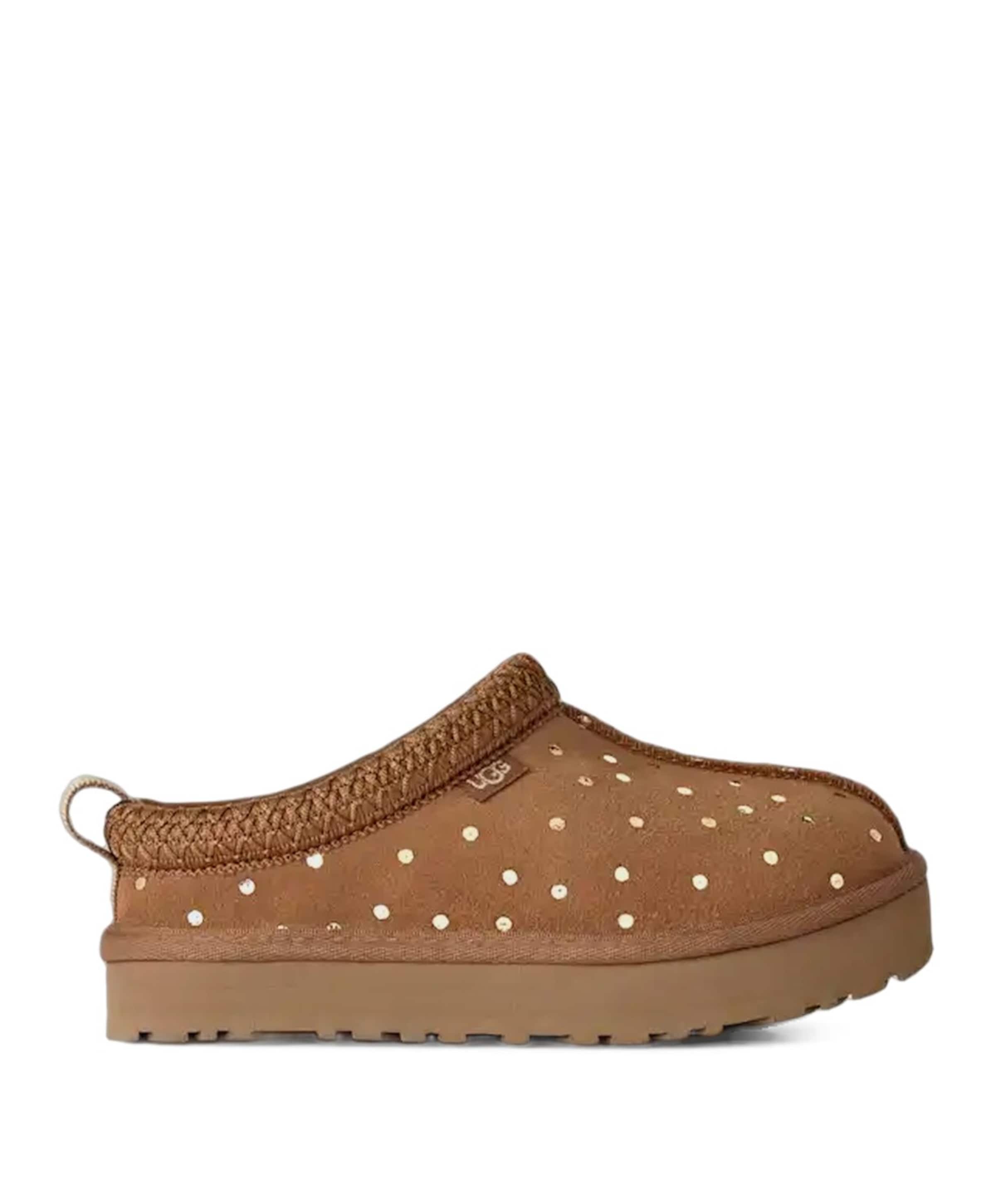K TAZZ SHINY DOTS meisjes instappers bruin