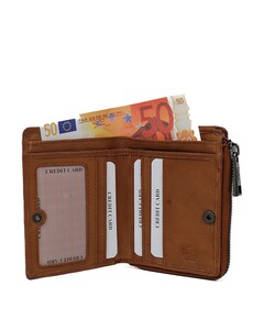 Dames portemonnee bruin