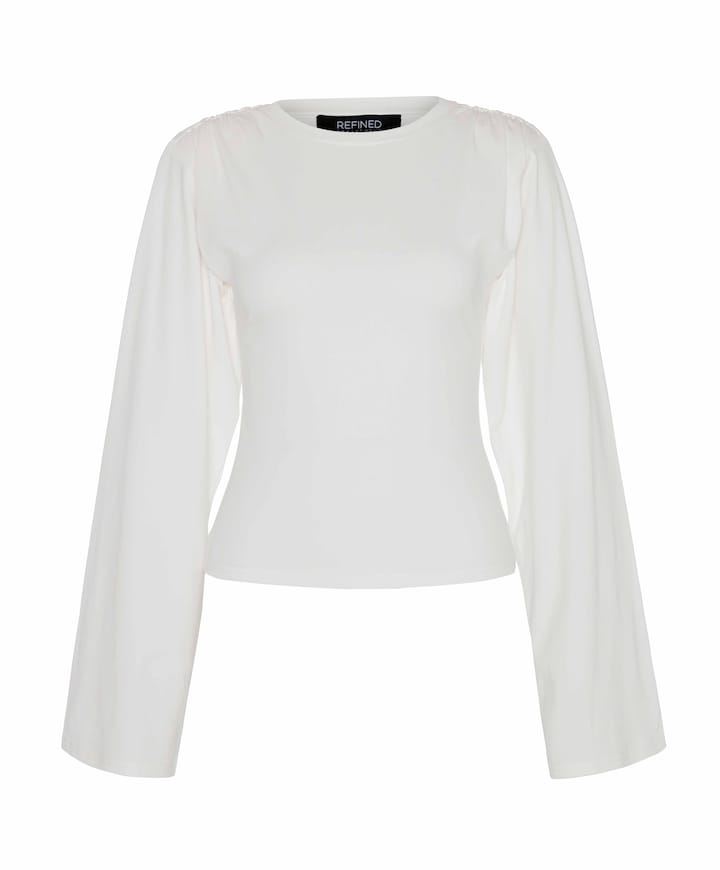 Dames longsleeve wit