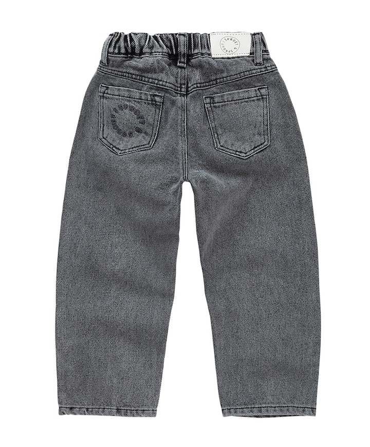 Denim washed black jeans grijs