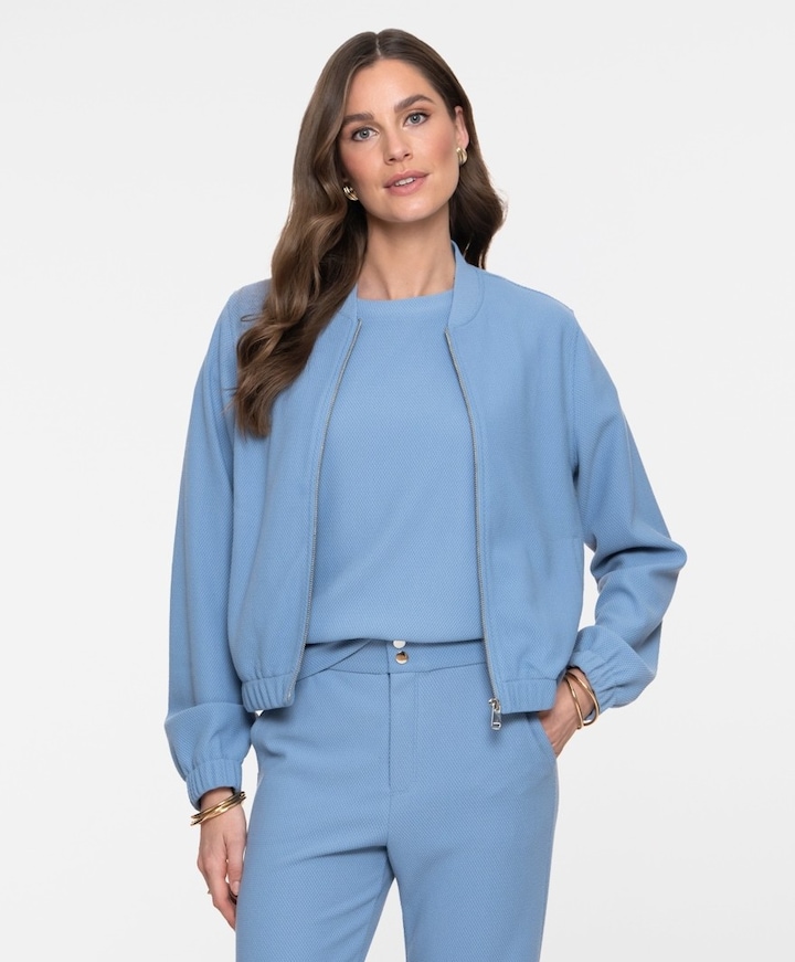 Dames jas blauw