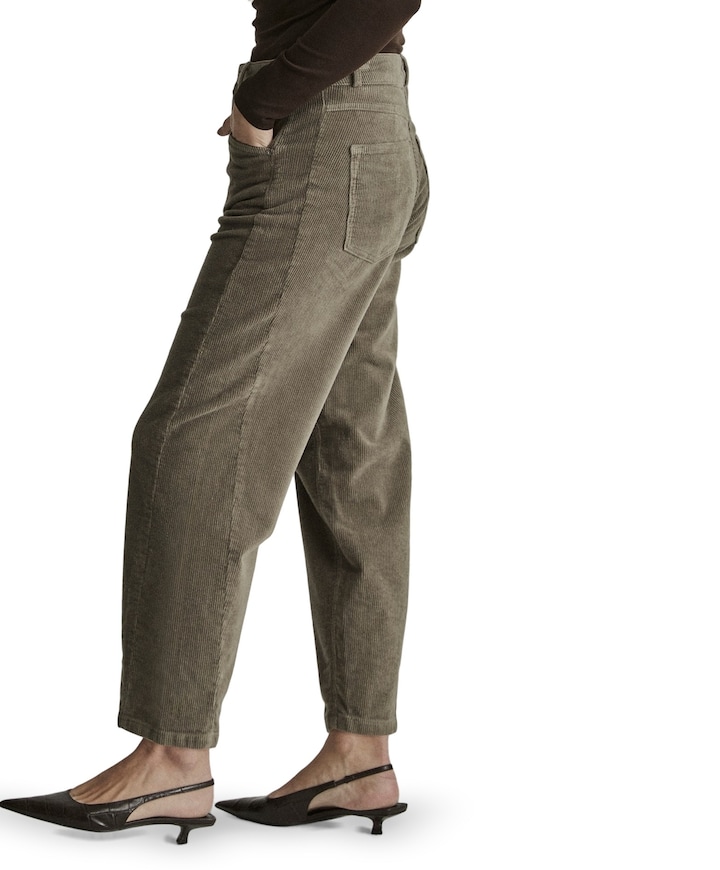 Coco - Vintage Corduroy - 633 - Kha dames broek groen