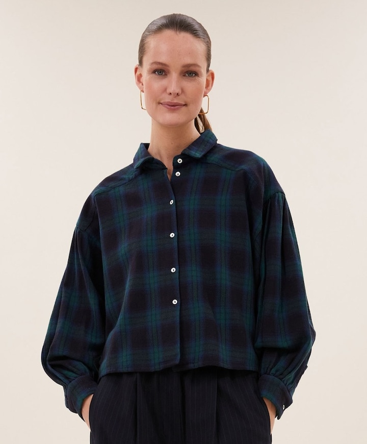 Dames blouse groen