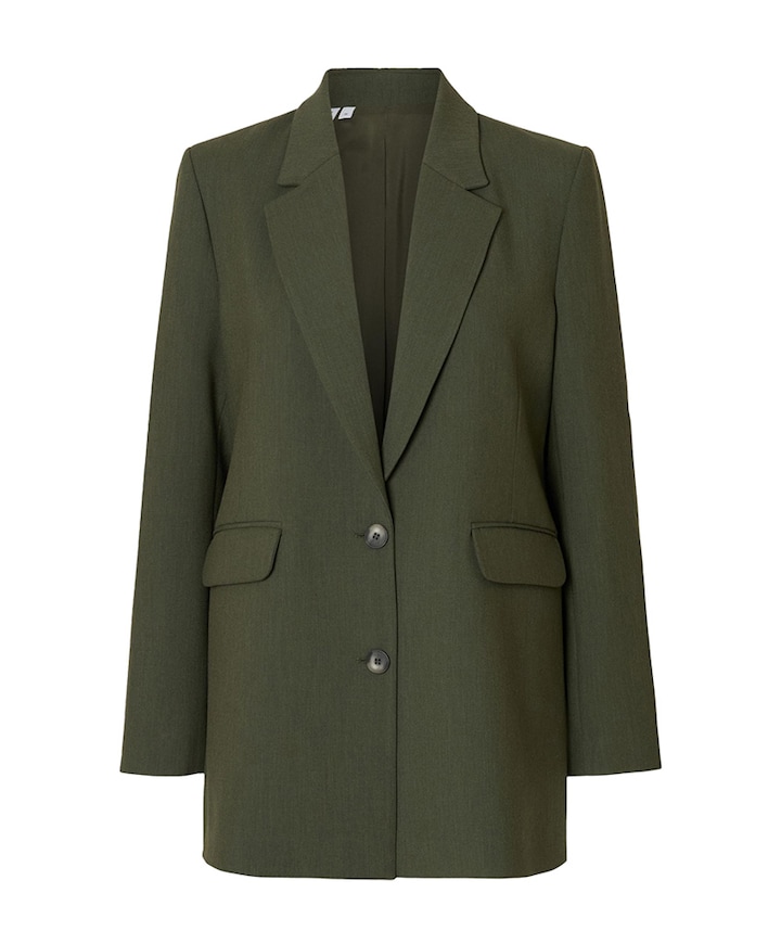 Dames blazer groen