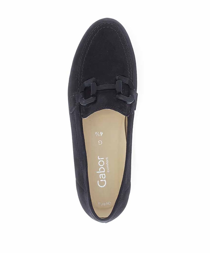 dames instappers blauw