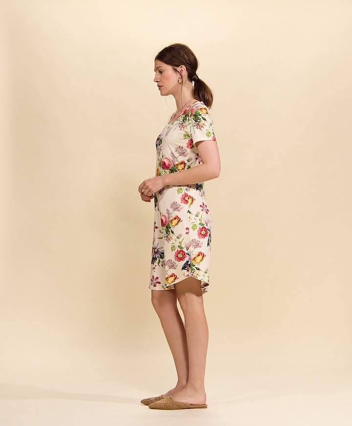 Dames nachthemd ecru