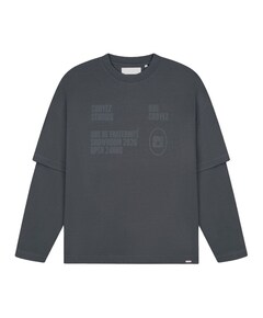 Heren longsleeve grijs