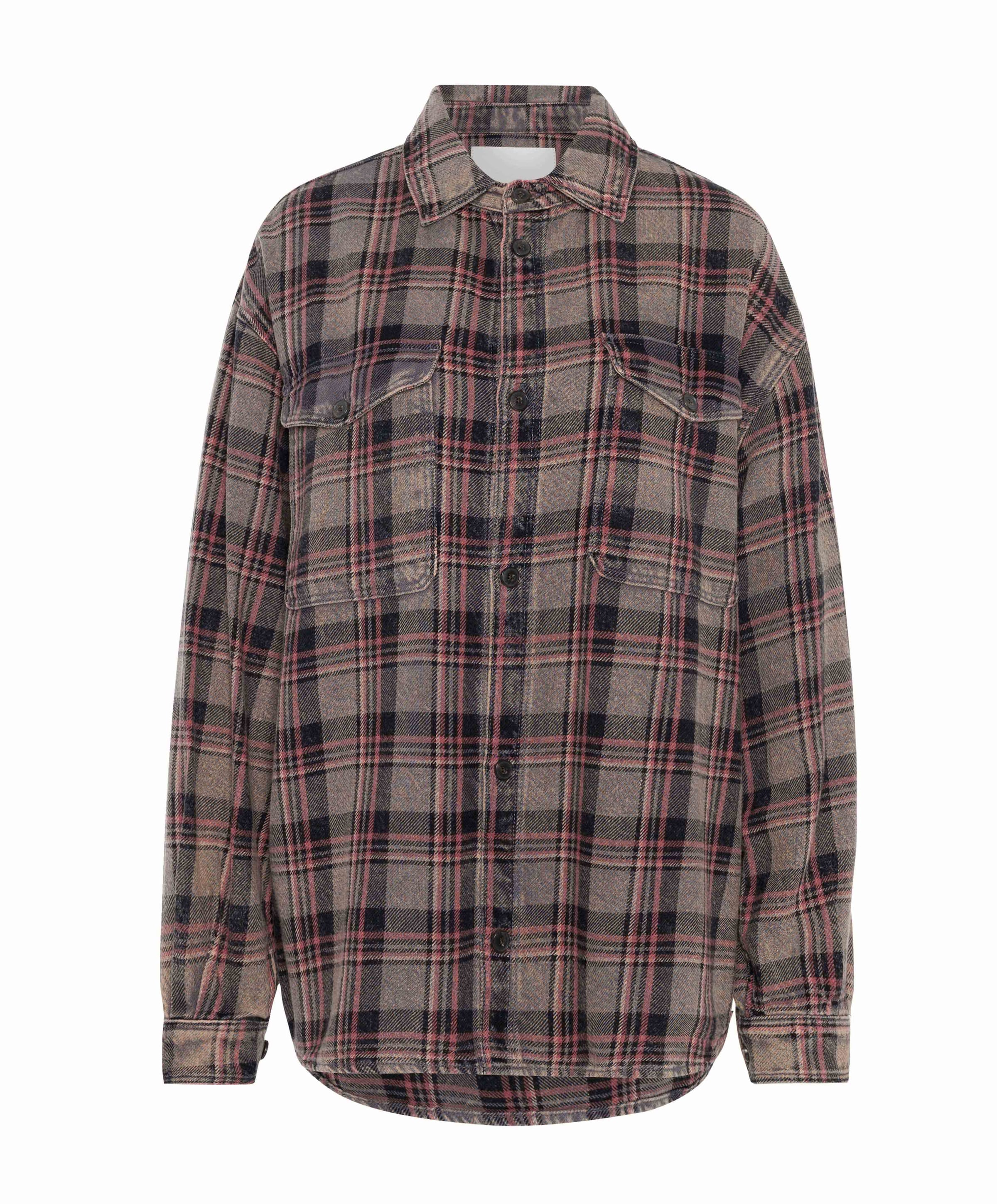 Dames blouse bruin