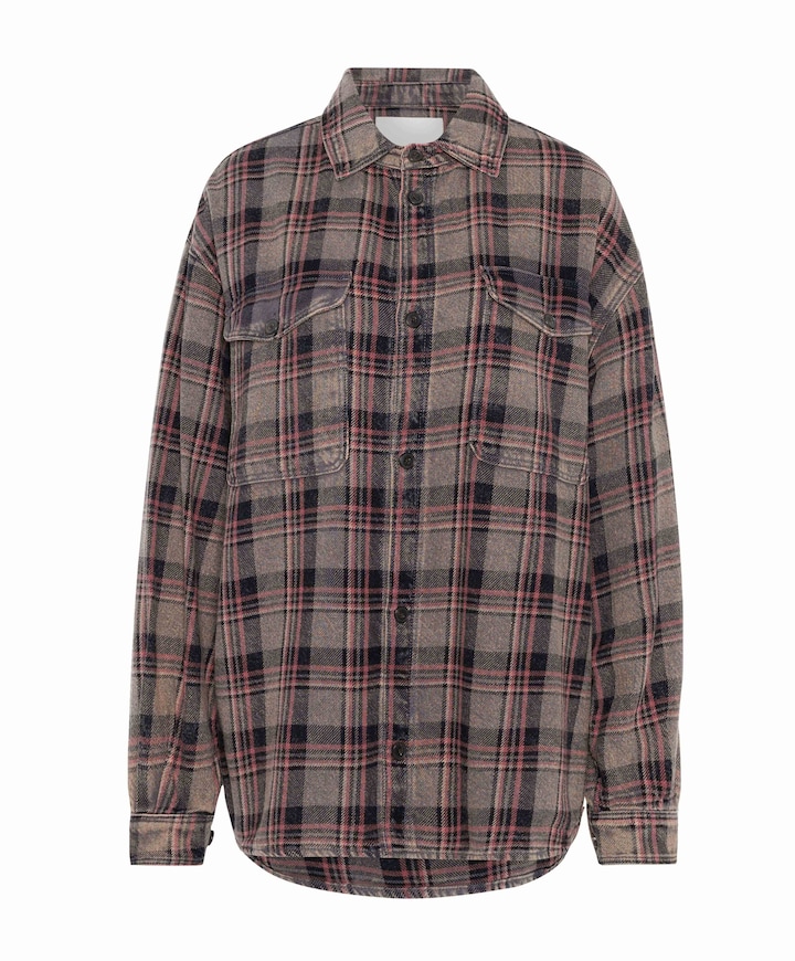 Dames blouse bruin