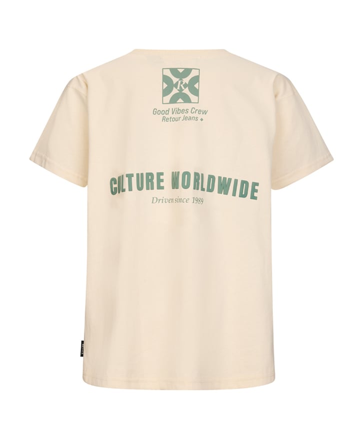 Jongens T-shirt ecru