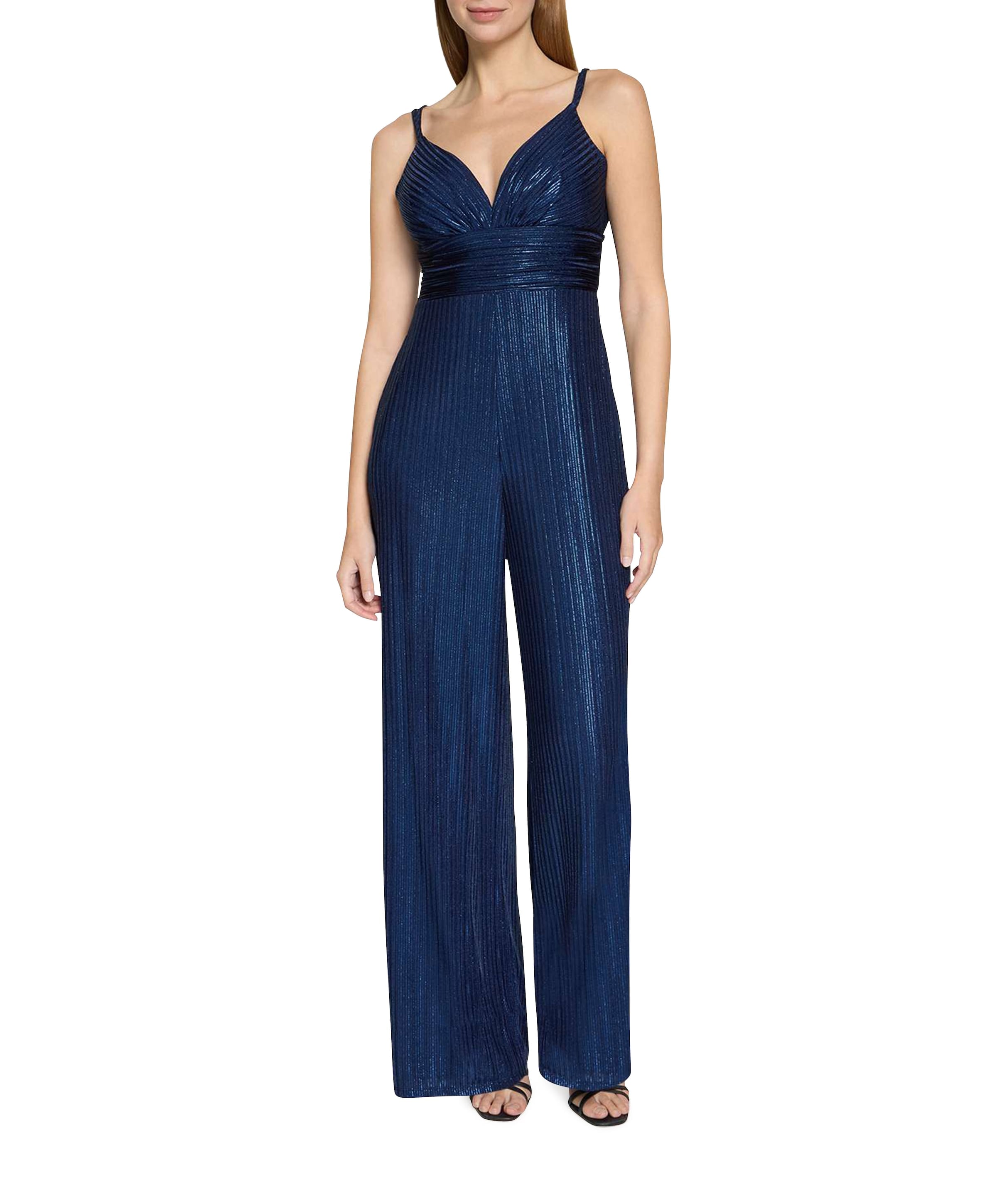 Overall Lang ohne Arm dames jumpsuit blauw