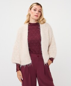 Dames vest beige
