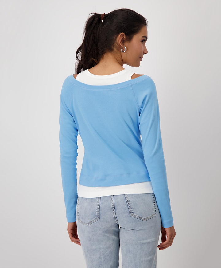 Longsleeve blauw