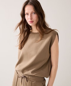Dames top beige