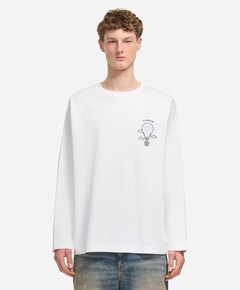 Heren longsleeve wit