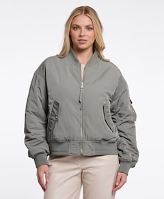 Dames jas reversible groen