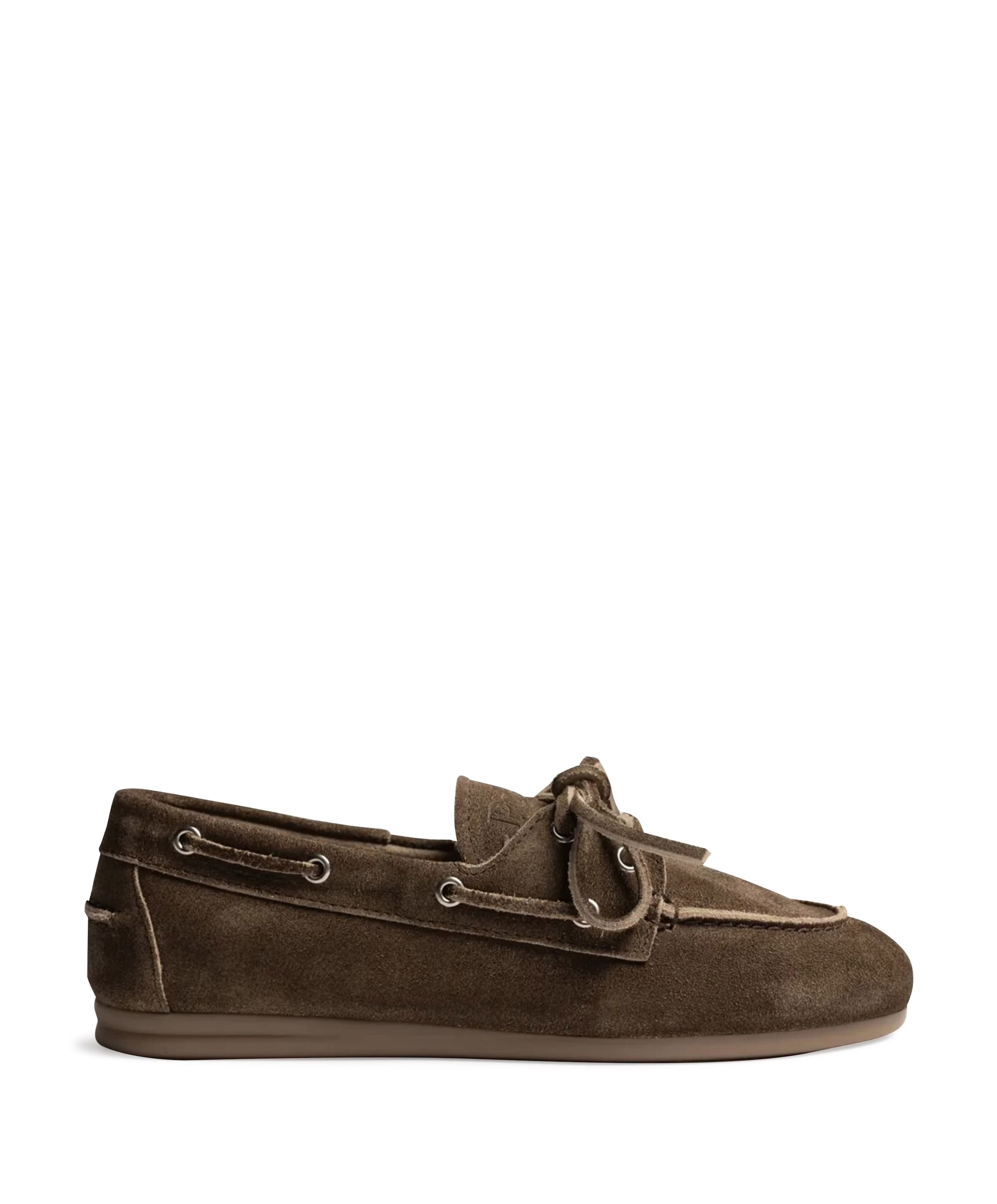 dames mocassins bruin