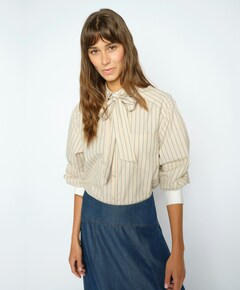 Dames blouse beige