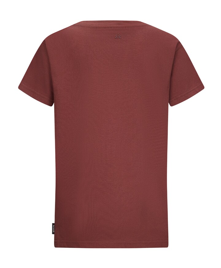 Jongens t-shirt bordeaux