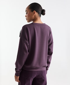 Dames sweater paars