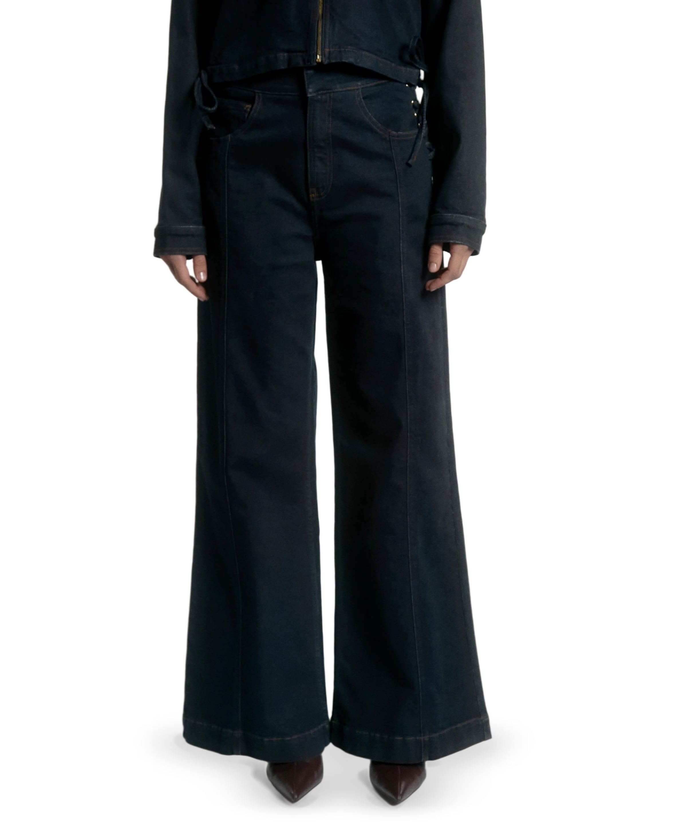 CHARLY LACING CO 503 dames broek blauw