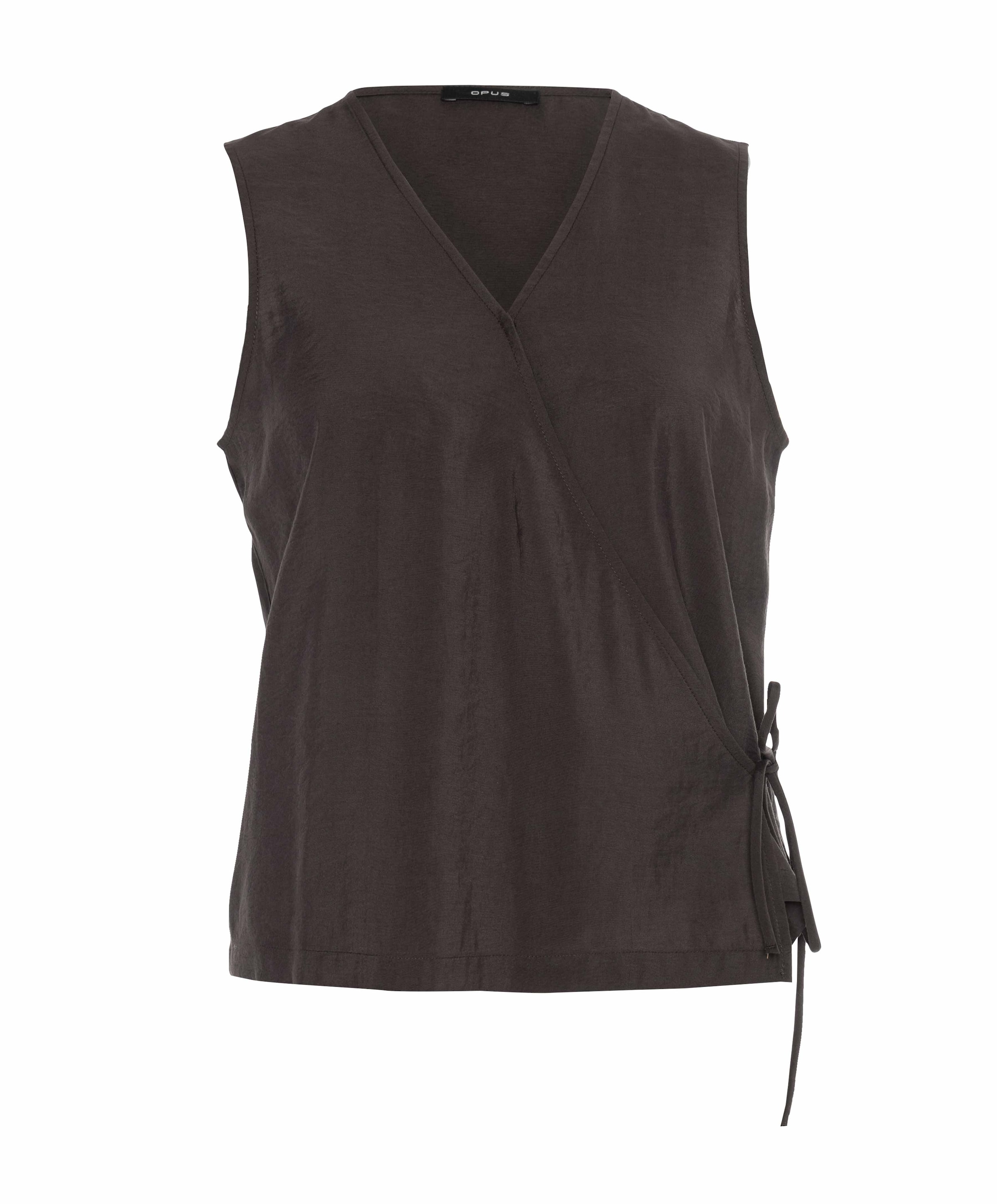 Dames top bruin