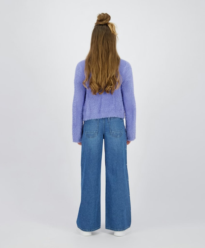 Monaco Star meisjes jeans blauw