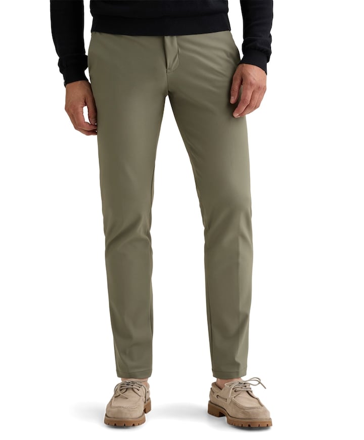 V12 CHINO TECH STRETCH heren broek groen