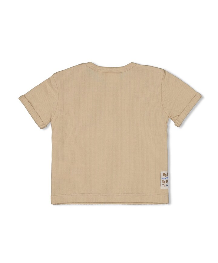 Meisjes t-shirt beige