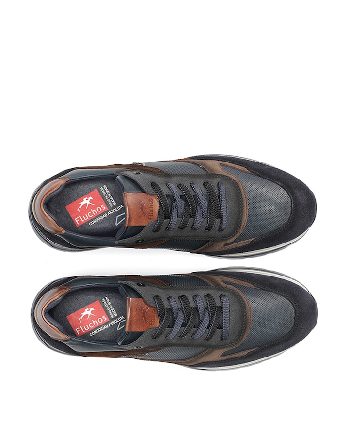 heren sneakers blauw