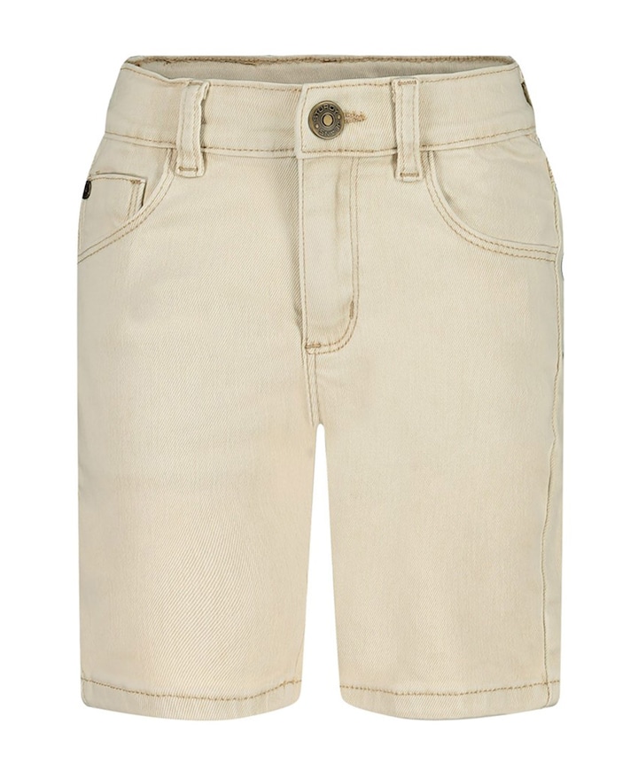 denim jongens korte broek beige