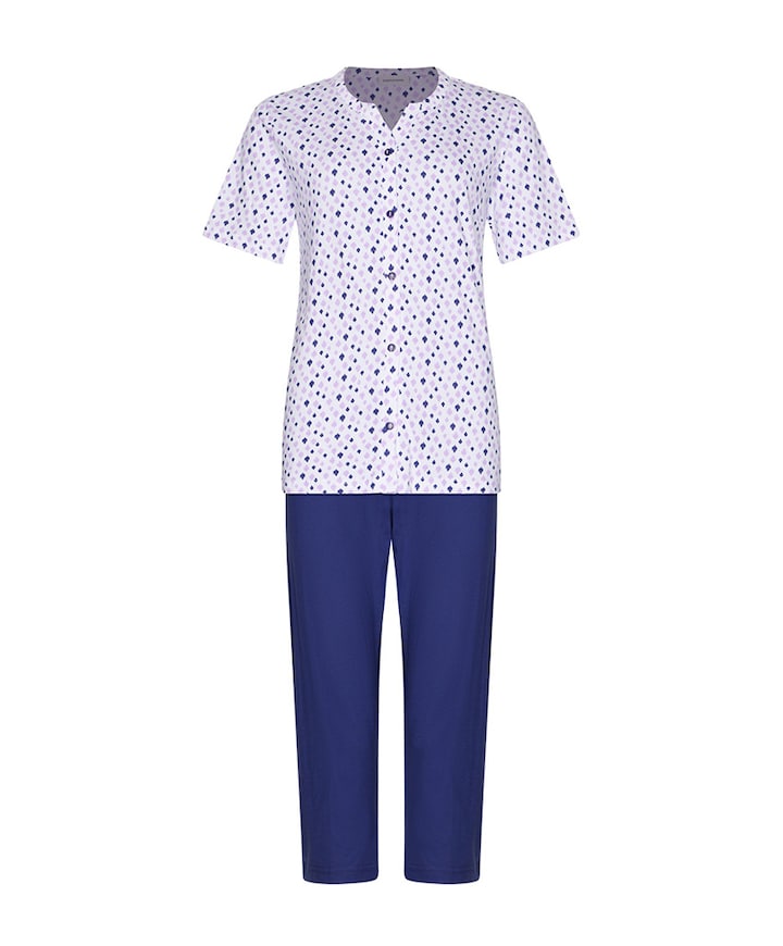 Dames pyjamaset blauw
