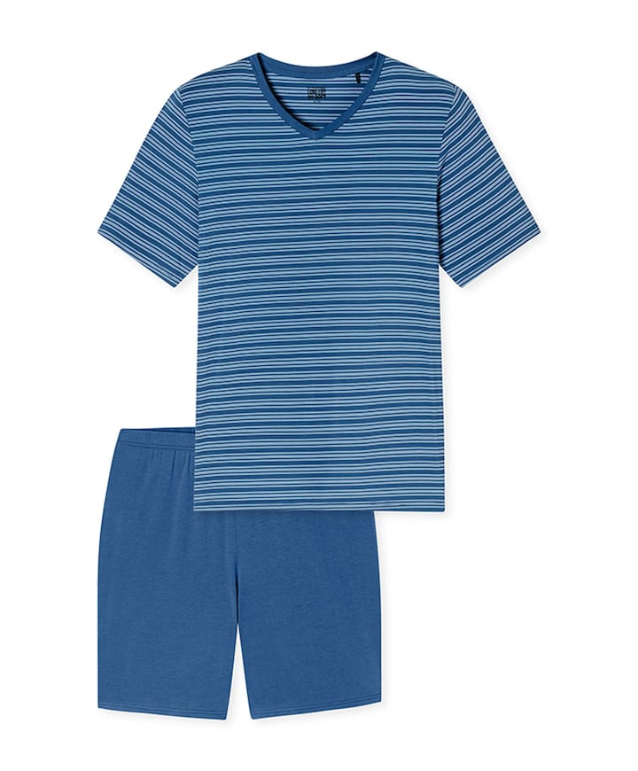 Heren pyjamaset blauw