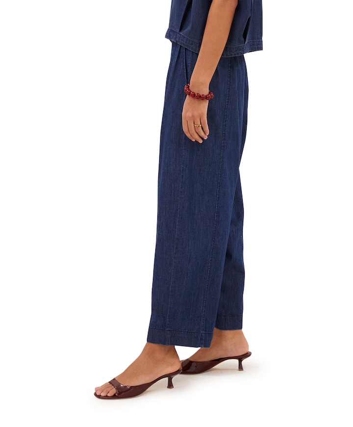 fuji denim dames broek blauw