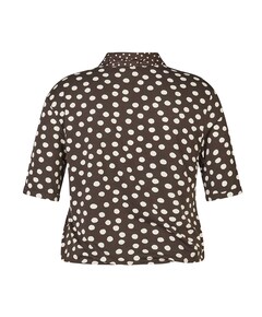 Dames T-shirt bruin