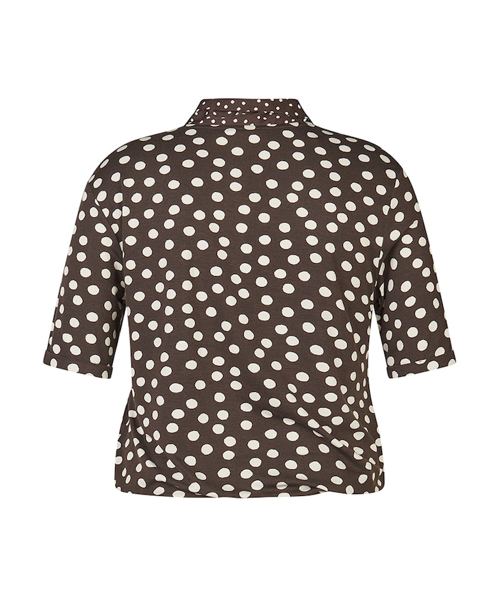 Dames T-shirt bruin