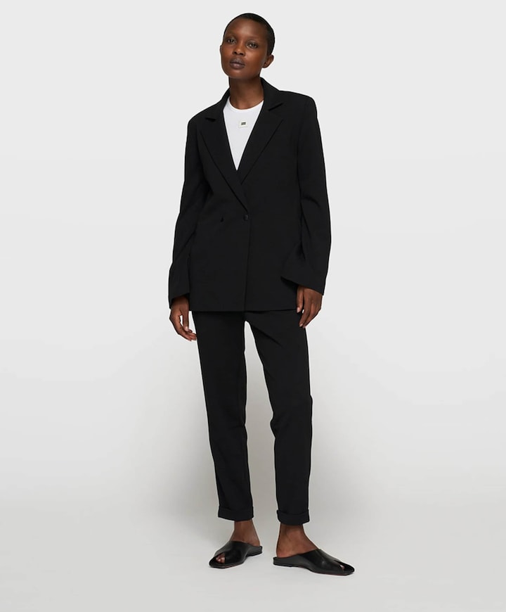 Dames blazer zwart
