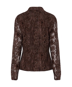 Dames blouse bruin