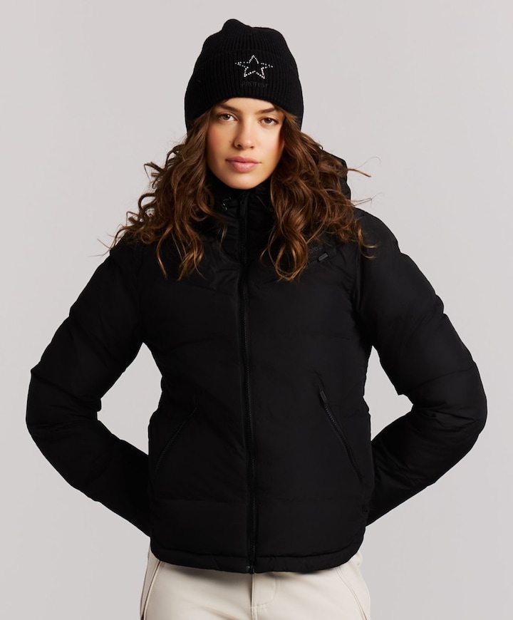 Dames ski-jas zwart