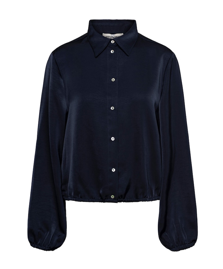 Dames blouse blauw