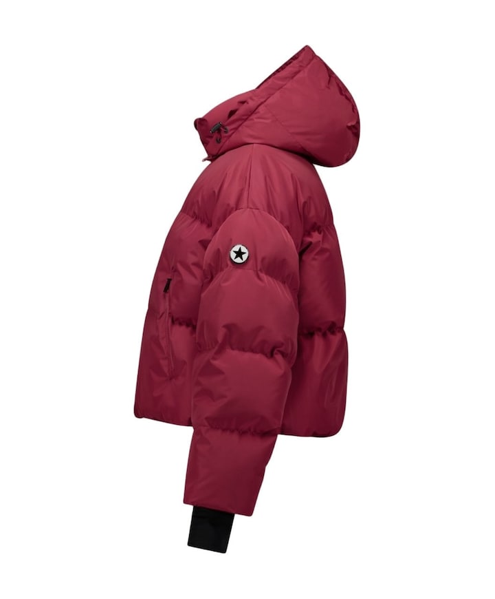Dames ski-jas rood