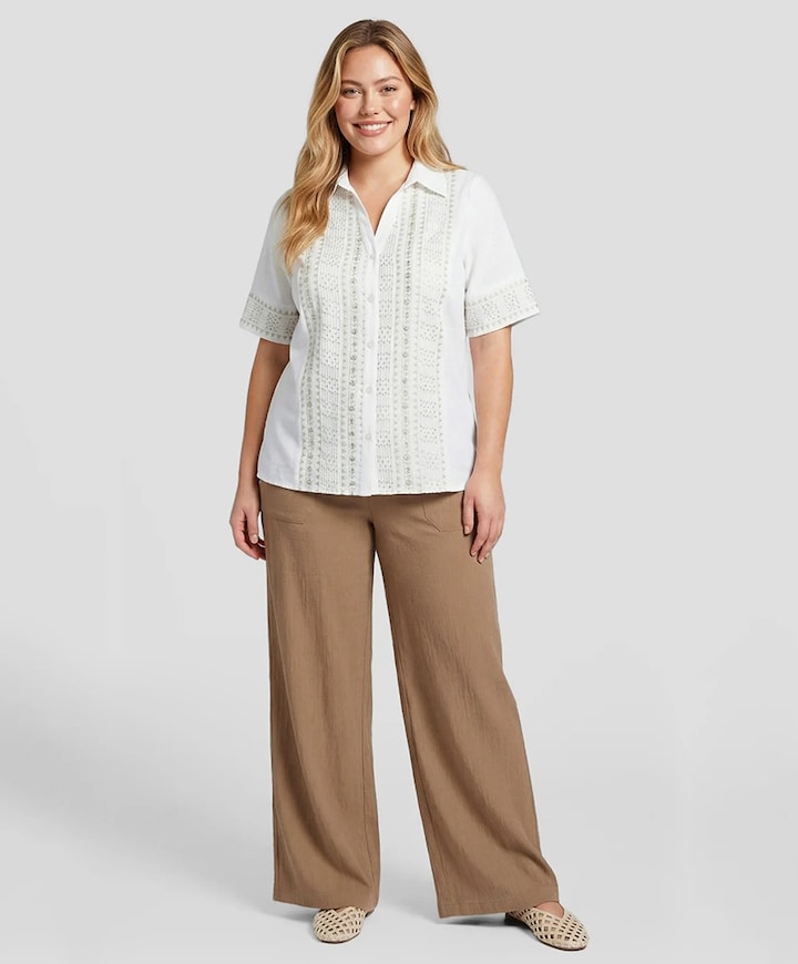 Dames blouse ecru