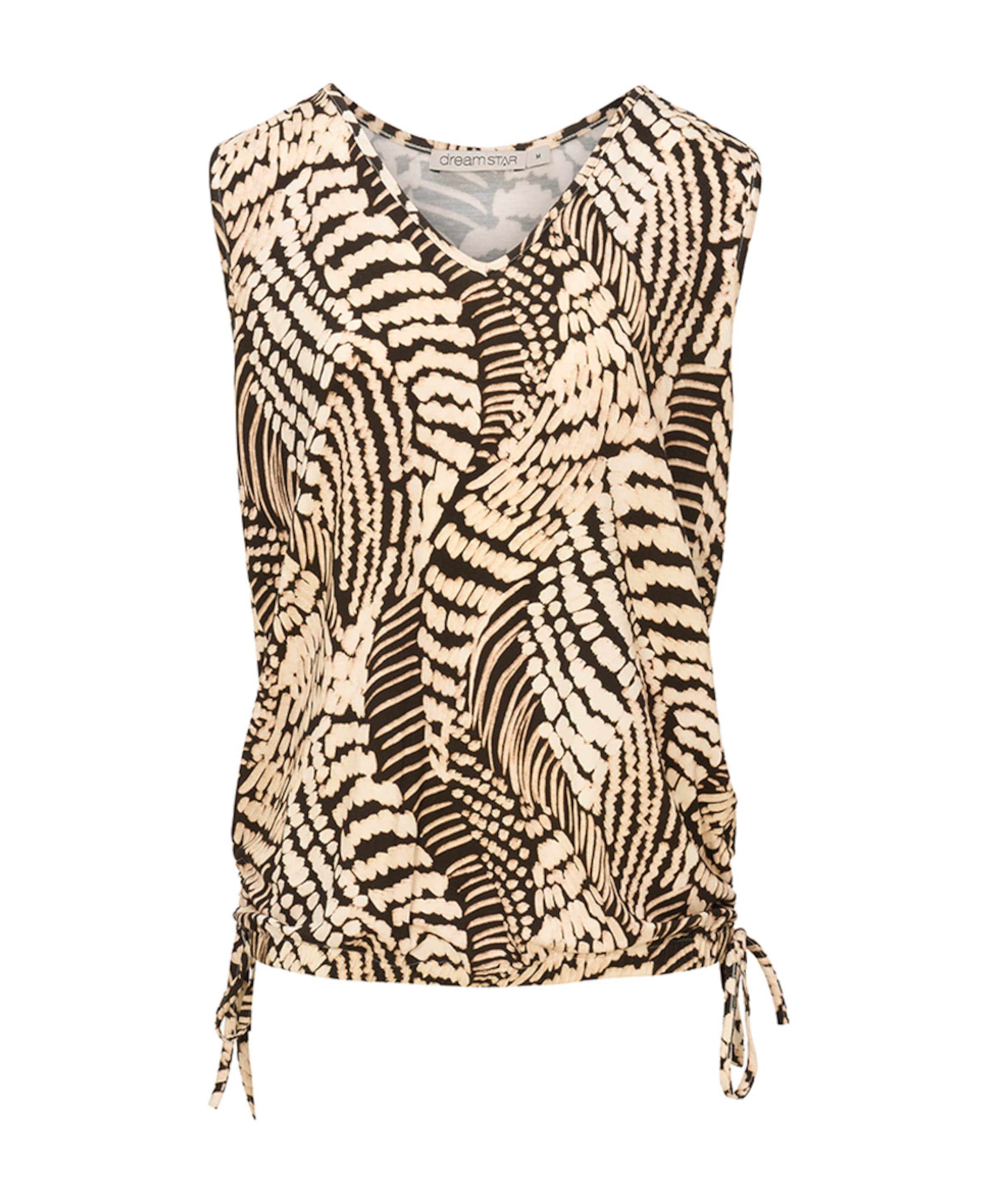 Dames top bruin