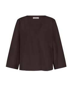 Dames longsleeve bruin