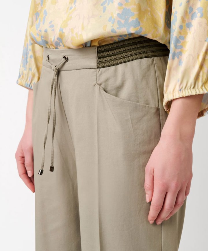 Sue Wide 7/8 dames broek groen